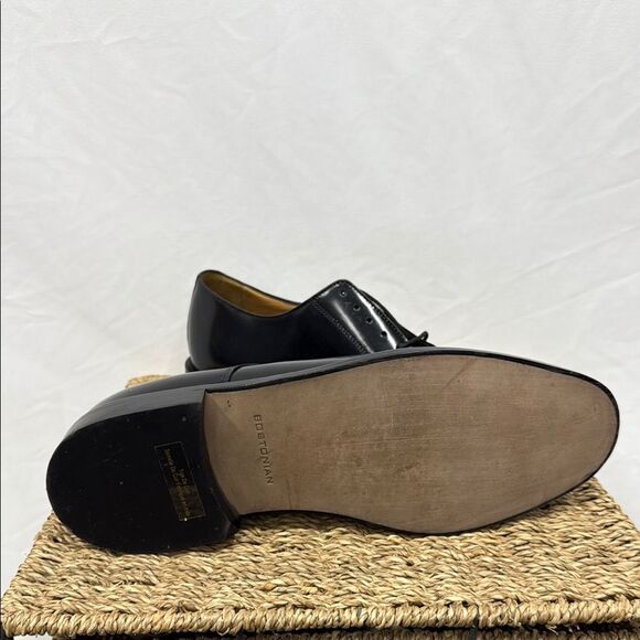 BNWOT Bostonian Luxe Classic Black Leather Men's Dress Shoes Sz 11 1/2 - Picture 5 of 5
